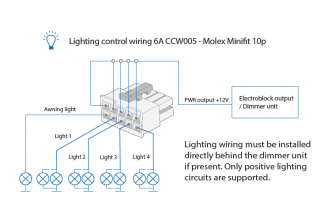 Lighting control wiring 6A