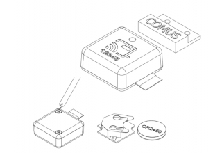 Wireless security sensor for windows and doors